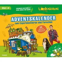 Franzis 67165 - Löwenzahn Adventskalender zum Experimentieren und Forschen, 24 spannende Projekte für die Weihnachtszeit, für Kinder ab 8 Jahren: Experimente und Wissen zu Natur, Umwelt und Technik