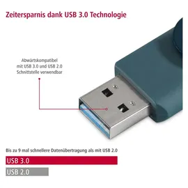 Hama Rotate 64 GB blau USB 3.0