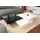 SalesFever Couchtisch, Tischplatte drehbar um 360°,