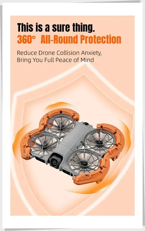 STARTRC Schutzkappe für Propeller für NEO 2 (orange)