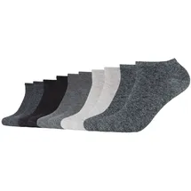 s.Oliver Sneakersocken 10er Pack Schwarz/Grau 39-42