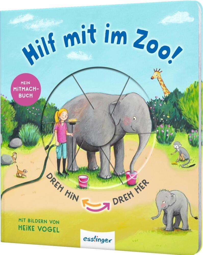 Dreh Hin - Dreh Her: Hilf Mit Im Zoo! - Sylvia Tress  Pappband