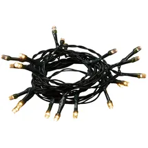 Konstsmide LED Lichterkette mit Schalter 20 Dioden 140 cm Warmweiß Grün