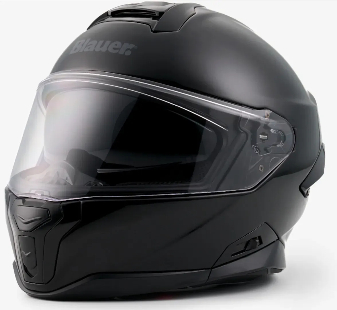 Blauer FF-01 Monocolor Helm, zwart, S