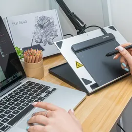 XP-Pen XPPen Star G640 (5080 lpi), Grafiktablett Schwarz