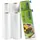 KitchenBoss Vakuumbeutel für Lebensmittel, 4 Rollen, 15 cm x 5 m und 20 cm x 5 m, insgesamt 20 m, Lebensmittel-Vakuumrollen mit 2 Schneidboxen (keine Schere mehr), BPA-frei, für Vakuumierer