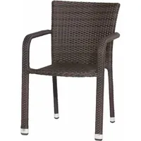 Siena Garden Minas Stapelsessel 56 x 83 x 60 cm maron