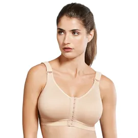 Anita "Sport BH mit Vorderverschluss Frontline Open", Damen, Gr. 90, Cup C, bunt (desert schwarz), Stoff, Obermaterial: 40% Polyamid PA. 25% Polyester PES. 20% Elasthan EL. 15% Baumwolle CO., BHs Sport-BH