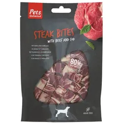 Pets Unlimited Steak Bites 100G