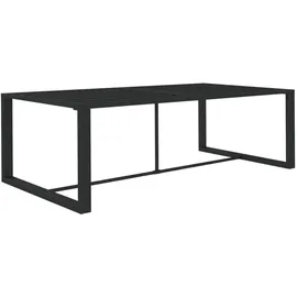 vidaXL Garten-Esstisch 120 x 60 x 66 cm Anthrazit