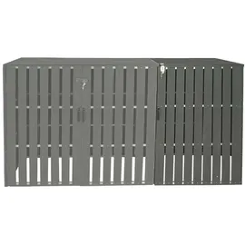 MCW Mülltonnenbox Erweiterung J28 Grau 115x76x100cm