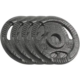 OEM Lastengarnitur Gusseisen 4 x 1,25 kg Hanteln schwarz