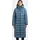 khujo Damen Langer Wintermantel warmer Steppmantel mit gefütterter Kapuze Simmie2 Cosmic Blue Gr. L - L