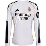 adidas Real Madrid langarm Heimtrikot 2025/26 Herren JN8884 - white M
