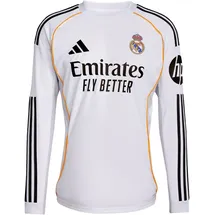 adidas Real Madrid langarm Heimtrikot 2025/26 Herren JN8884 - white M