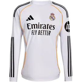 adidas Real Madrid langarm Heimtrikot 2025/26 Herren JN8884 - white M