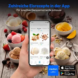 Medion Eismaschine Grau 1 l