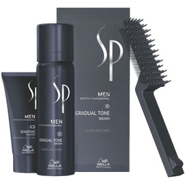 Wella Professional SP Men Gradual Tone braun 60 ml + Sensitive Shampoo 30 ml