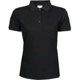 Tee Jays Piqué Polo Schwarz L