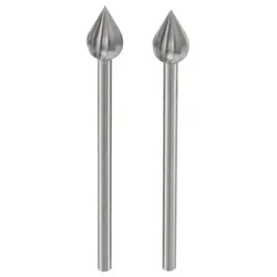 Fräser Flamme (Wolfram-Vanadiumstahl), 6mm, 2 Stück