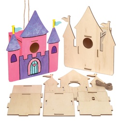 Vogelhaus-Bastelsets "Schloss" (pro Set 2) Basteln mit Holz