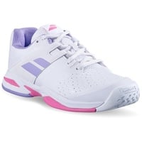 Babolat Propulse All Court Girls, Farbe:WHITE/LAVENDER, Größe:40 - weiß