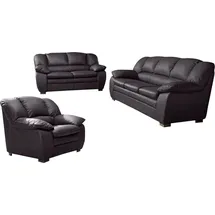 Cotta Couch 3-2-1 Garnitur 2-Sitzer + 2,5-Sitzer Braun