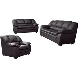 Cotta Couch 3-2-1 Garnitur 2-Sitzer + 2,5-Sitzer Braun