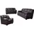 Cotta Couch 3-2-1 Garnitur 2-Sitzer + 2,5-Sitzer Braun