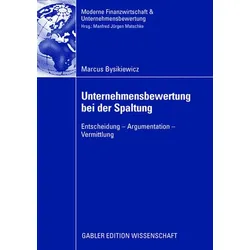 Unternehmensbewertung bei der Spaltung