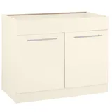 wiho Küchen Spülenschrank »Flexi2«, Breite 100 cm, beige