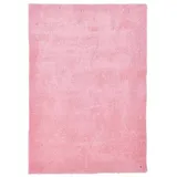 TOM TAILOR Hochflor-Teppich »Shaggy Cozy«, rechteckig, Uni Farben, auch in Pastell Farben, ideal im Wohnzimmer & Schlafzimmer, rosa