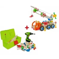 Eichhorn Constructor Holzspielzeug Kran Bundle
