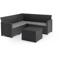 KETER Lounge Eck-Set grau