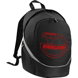 multifanshop Düsseldorf Rucksack 2023 Schwarz/Rot Unisex one size