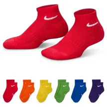 Nike 6er Pack Ankle Socken Kinder Mehrfarbig 34-38