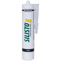 SILISTO Silikon essigvernetzend, 310ml Kartusche, Farbe des Sanitär Silikon
