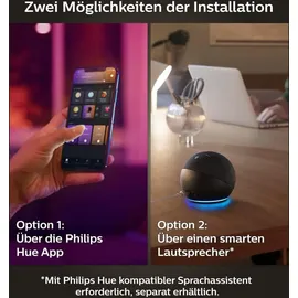 Philips Hue mit Bridge V2 + 4 White & Color Ambiance E27 806lm