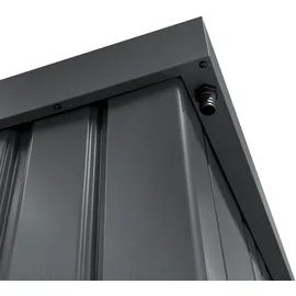 plats Garten-Geräteschrank 1,33 x 0,94 m Grau