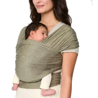 Ergobaby® AURA WRAP Tragetuch Strick, gruen