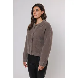 RINO & PELLE Strickjacke BUBBLY braun M