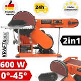 Bandschleifer Tellerschleifer Schleifmaschine Kombischleifer Tischschleifer 600W