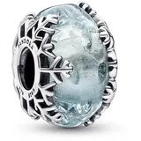 Pandora Winterblaue Schneeflocke Murano-Charm 792377C00