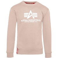 Alpha Industries Basic Sweatshirt, Blass Pfirsich, L
