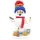 Schweda Kuhnert - Erzgebirgische Holzkunst Räuchermann Räucherfigur Schneemann 19cm - Maler