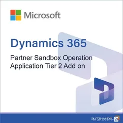 Dynamics 365 Partner Sandbox Operation Application Tier 2 Add on