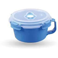 Bestlivings Frischhaltebox mit Deckel - Fresh System 0,85 Liter - Frühstücksschale - Blau