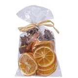 Decoris Weihnachts Potpourri Orangenscheiben Sternanis Zimtstange Kokosstern Mix