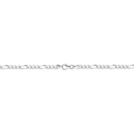 FIRETTI Collierkettchen Figarokette Silber 925 50