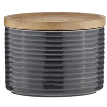 Ladelle STAX Vorratsdose anthrazit 9 cm